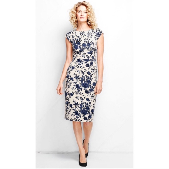 lands end velvet dress